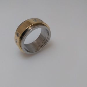 Men's Cartier Santos Ring SS/18K